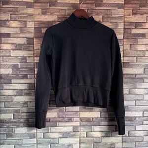 Pre Owned Cotton Citizen Small Black Milan Tie Dye Crop Sweatshirt